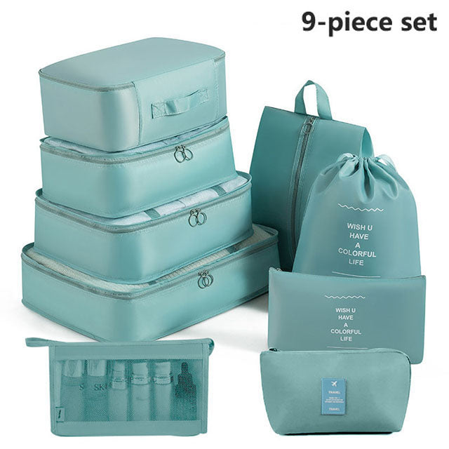 Travel Storage Bag Set Clothing Sorting Bags Packing Cubes
