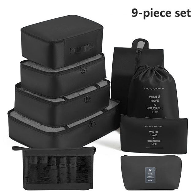 Travel Storage Bag Set Clothing Sorting Bags Packing Cubes