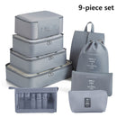 Travel Storage Bag Set Clothing Sorting Bags Packing Cubes