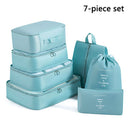 Travel Storage Bag Set Clothing Sorting Bags Packing Cubes
