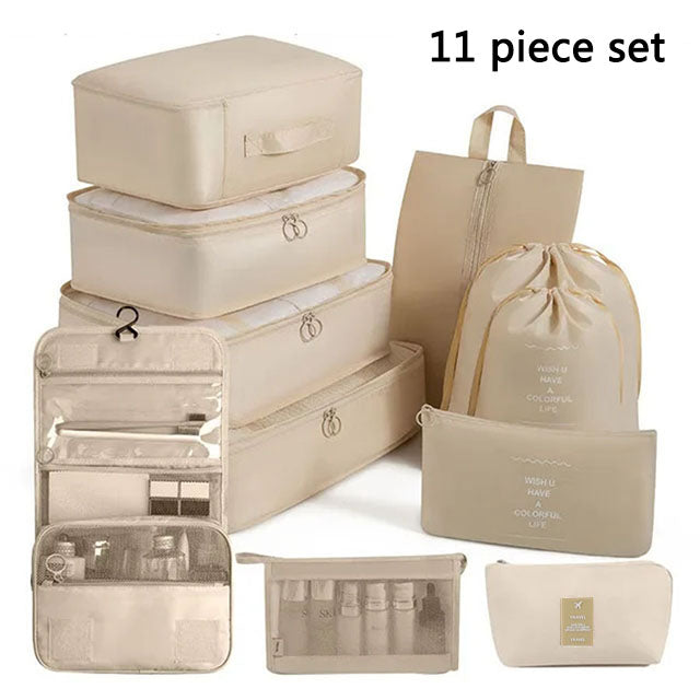 Travel Storage Bag Set Clothing Sorting Bags Packing Cubes