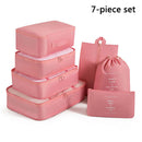 Travel Storage Bag Set Clothing Sorting Bags Packing Cubes