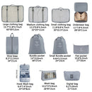 Travel Storage Bag Set Clothing Sorting Bags Packing Cubes