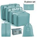 Travel Storage Bag Set Clothing Sorting Bags Packing Cubes