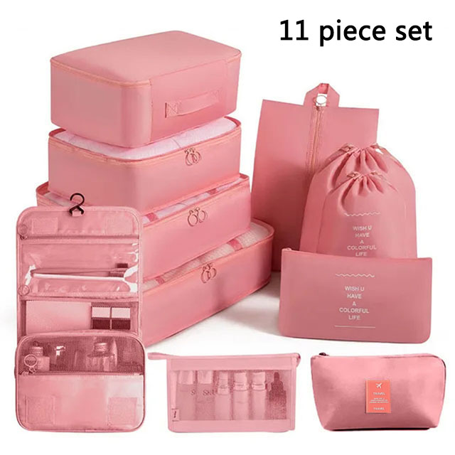Travel Storage Bag Set Clothing Sorting Bags Packing Cubes