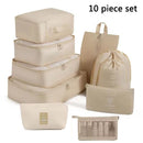 Travel Storage Bag Set Clothing Sorting Bags Packing Cubes