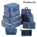 Travel Storage Bag Set Clothing Sorting Bags Packing Cubes