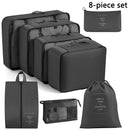 Travel Storage Bag Set Clothing Sorting Bags Packing Cubes