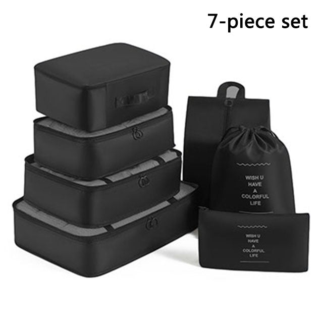Travel Storage Bag Set Clothing Sorting Bags Packing Cubes