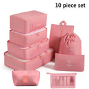 Travel Storage Bag Set Clothing Sorting Bags Packing Cubes