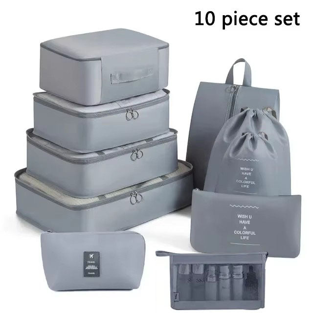 Travel Storage Bag Set Clothing Sorting Bags Packing Cubes