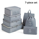 Travel Storage Bag Set Clothing Sorting Bags Packing Cubes