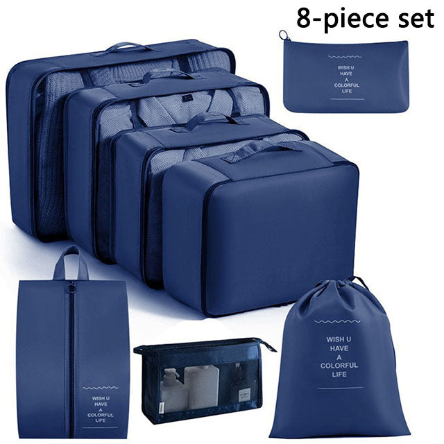Travel Storage Bag Set Clothing Sorting Bags Packing Cubes