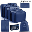 Travel Storage Bag Set Clothing Sorting Bags Packing Cubes