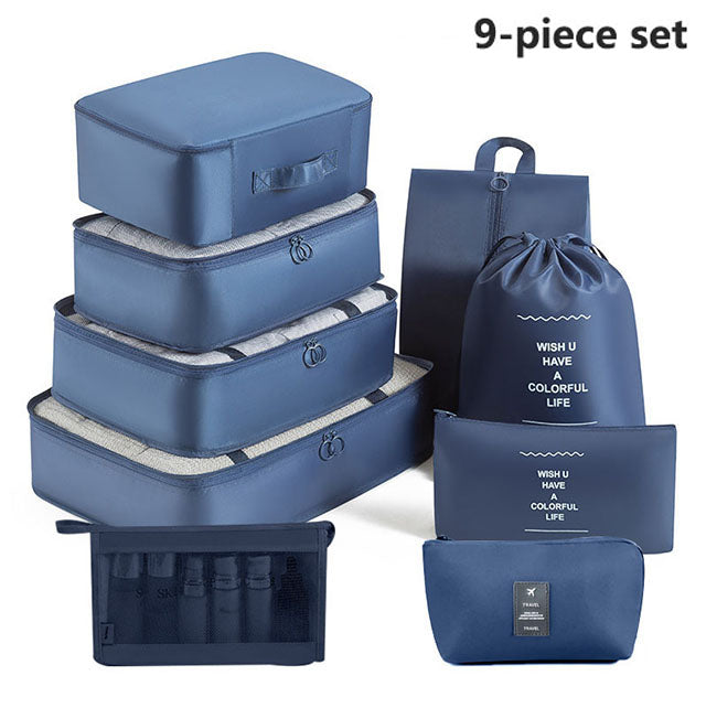 Travel Storage Bag Set Clothing Sorting Bags Packing Cubes