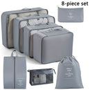 Travel Storage Bag Set Clothing Sorting Bags Packing Cubes