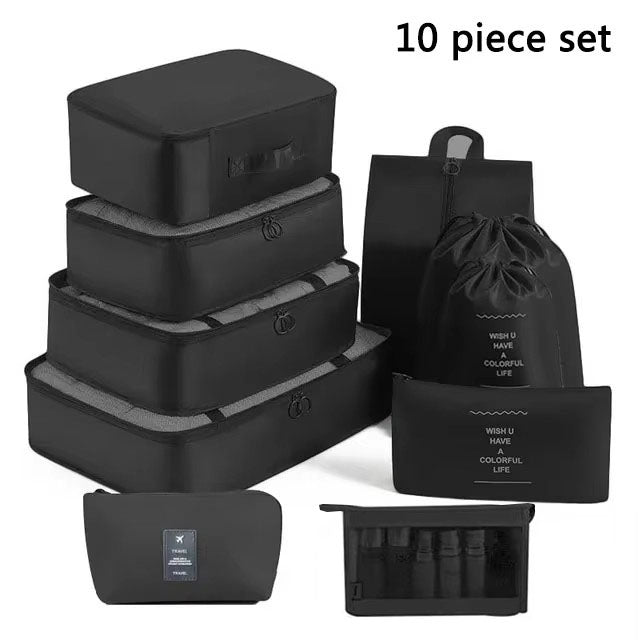 Travel Storage Bag Set Clothing Sorting Bags Packing Cubes