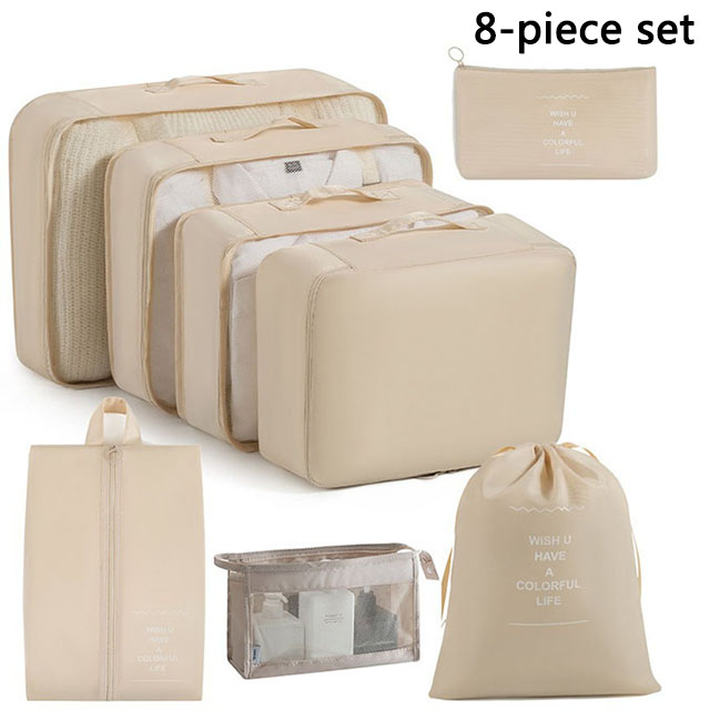 Travel Storage Bag Set Clothing Sorting Bags Packing Cubes