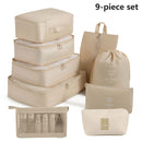Travel Storage Bag Set Clothing Sorting Bags Packing Cubes