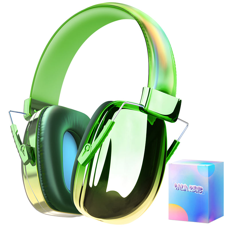 Fashionable Electroplated Earmuffs Kids Hearing Protector Anti-noise Headphones