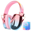 Fashionable Electroplated Earmuffs Kids Hearing Protector Anti-noise Headphones