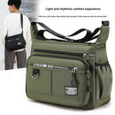 Men's Casual Multi-layer Pocket Fashion Single Shoulder Crossbody Messenger Bag