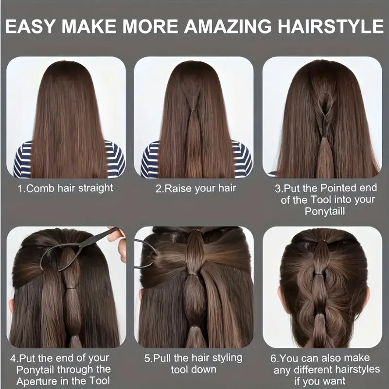 6pcs Set Hair Brush Set Hairdressing Spray Bottle Edge Control Hair Brush