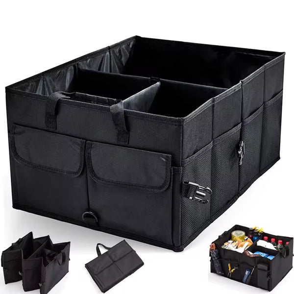 Car Trunk Storage Organizer Durable Collapsible Cargo Storage Tool