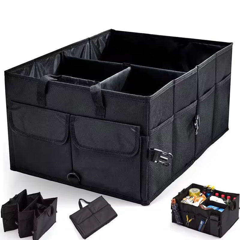 Car Trunk Storage Organizer Durable Collapsible Cargo Storage Tool