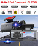 4K UHD Recording Car Camera DVR Night Vision Video Recorder
