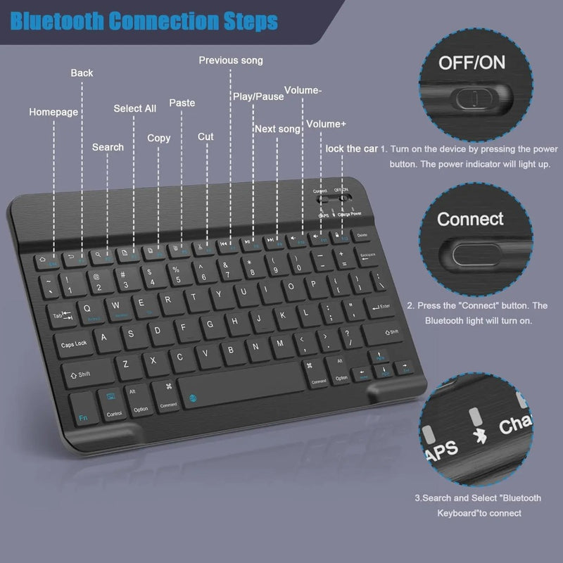 Portable Bluetooth Keyboard