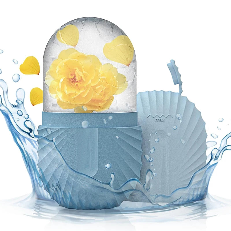 Face Roller Ice Cube Beauty Massage Silicone Ice Mold