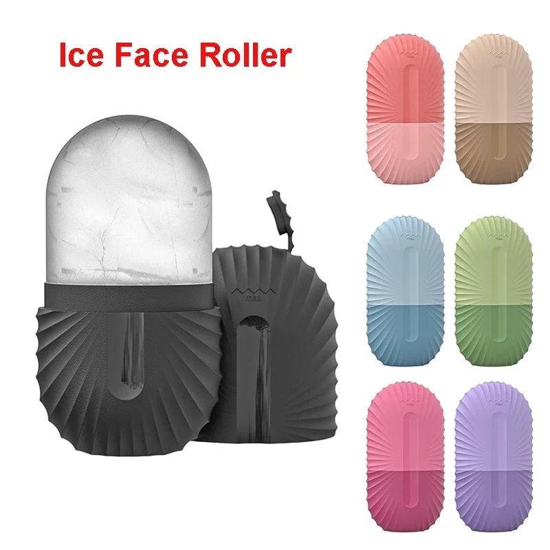 Face Roller Ice Cube Beauty Massage Silicone Ice Mold