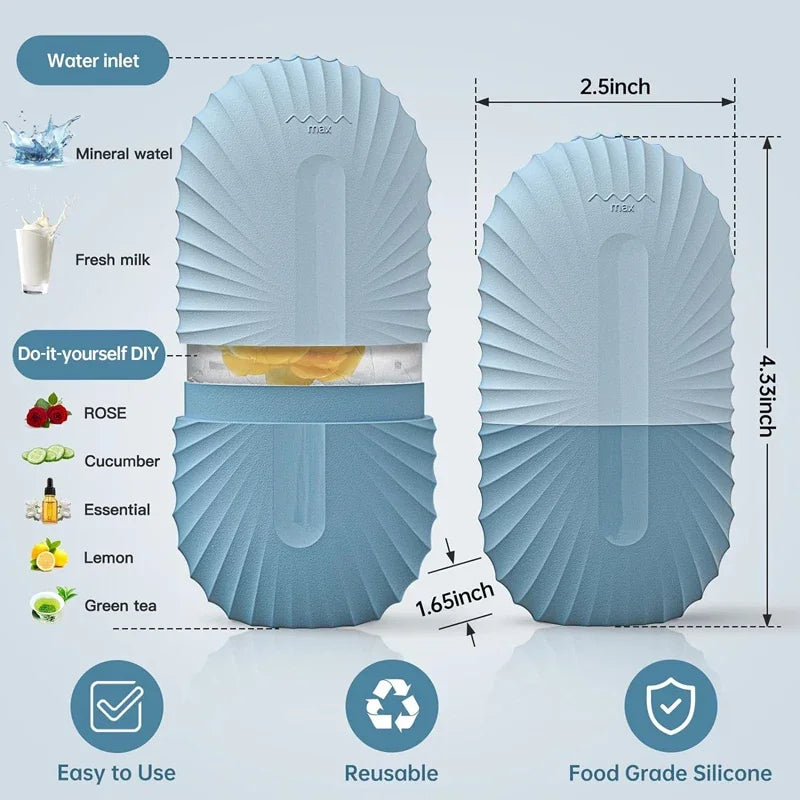 Face Roller Ice Cube Beauty Massage Silicone Ice Mold