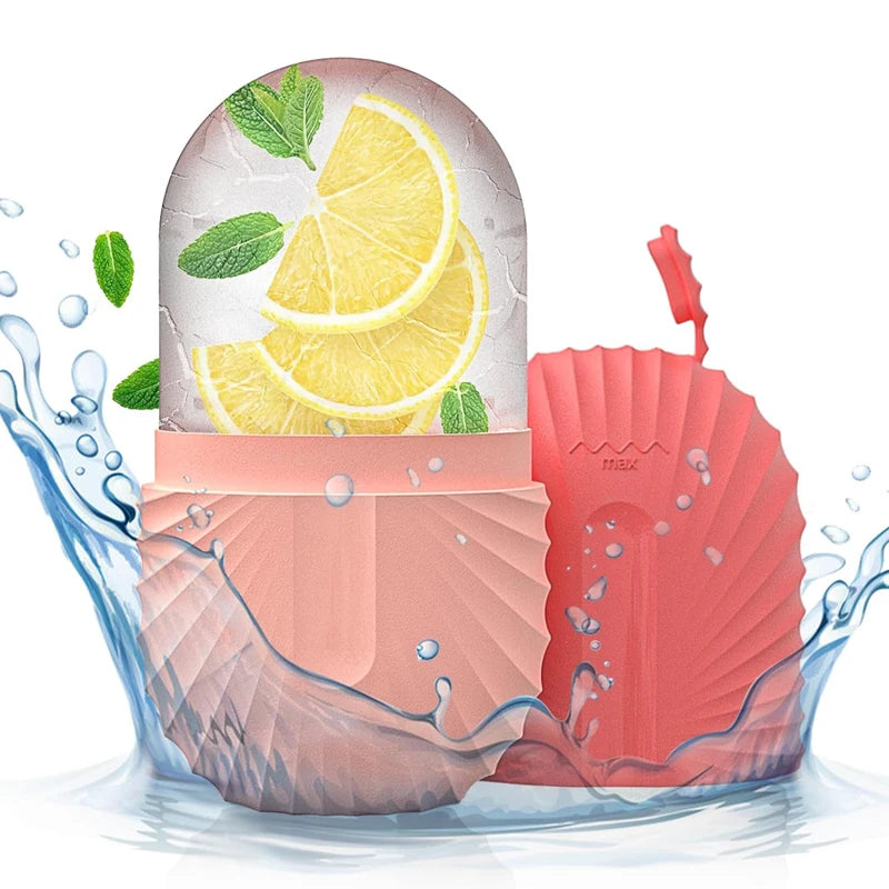 Face Roller Ice Cube Beauty Massage Silicone Ice Mold