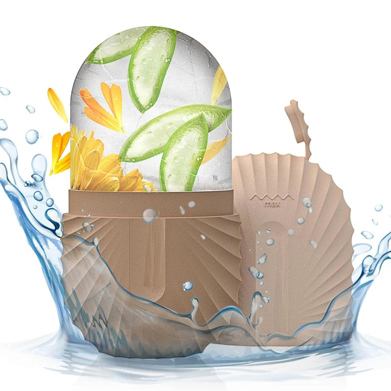 Face Roller Ice Cube Beauty Massage Silicone Ice Mold