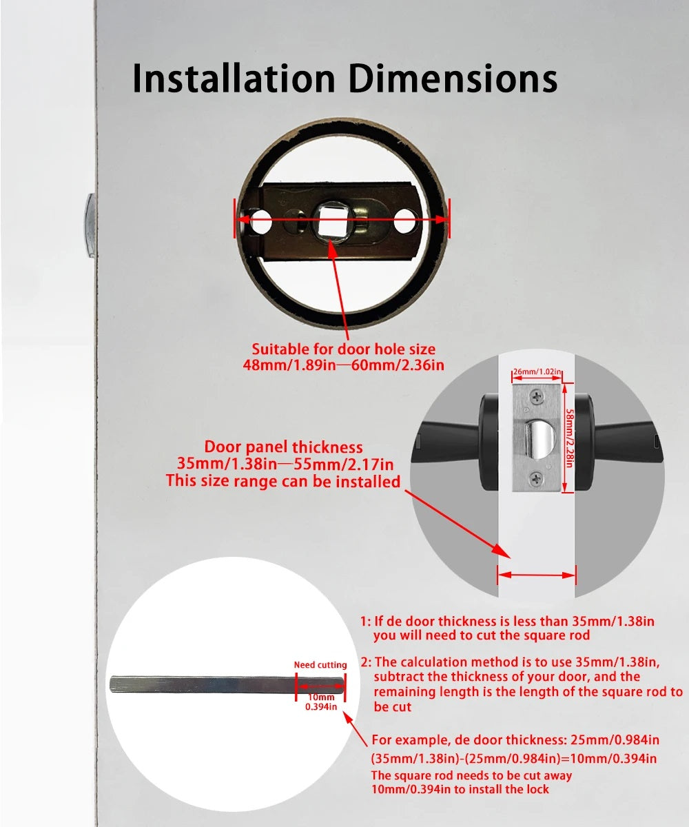 Bluetooth Smart Fingerprint Door Lock