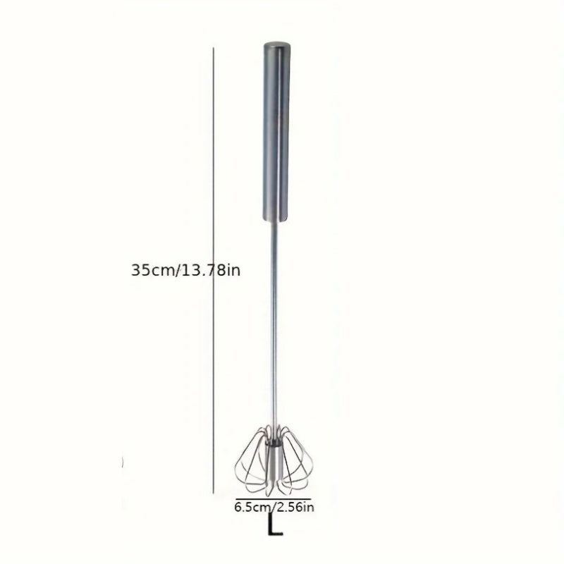 Stainless Steel Egg Beater Durable Semi-Automatic Mixer
