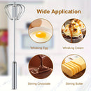Stainless Steel Egg Beater Durable Semi-Automatic Mixer