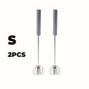 Stainless Steel Egg Beater Durable Semi-Automatic Mixer