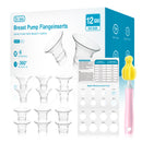 Electric Breast Pumps Nipple Tunnel Narrow Connector Silicone Flange Inserts