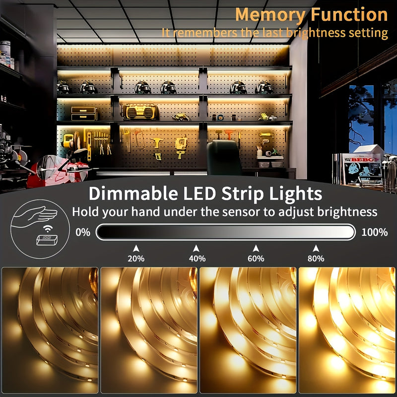 LED Strip Light Hand Scan Dimming Motion ON OFF Sensor