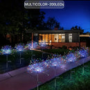 Solar Fireworks Lights Outdoor Waterproof Solar Garden Lights