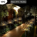 Solar Fireworks Lights Outdoor Waterproof Solar Garden Lights