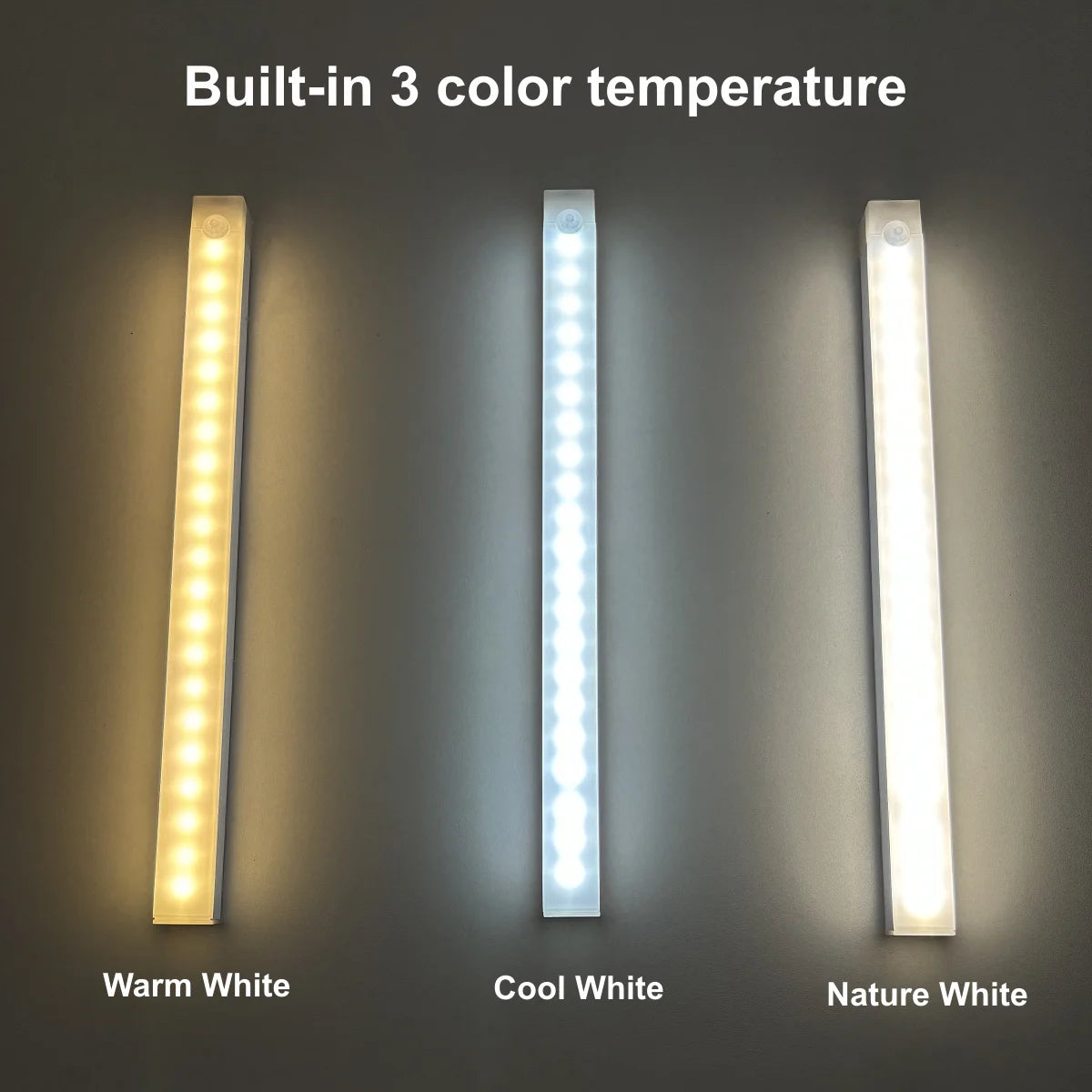 USB Rechargeable Motion Sensor LED Bar Light