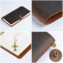 Handmade Vintage Cowhide Diary Journal Sketchbook Planner