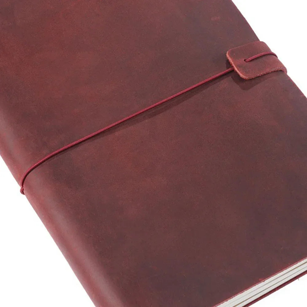 Handmade Vintage Cowhide Diary Journal Sketchbook Planner