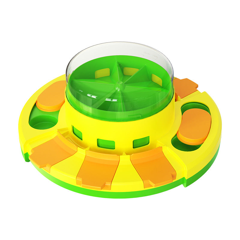 Dog Puzzle Toys Treat Popper Slow Feeder Interactive Food Dispenser