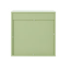 Green Bedside Table Nightstand with Two Drawers Storage Cabinet
