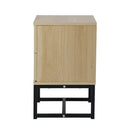 Metal Bedroom Bedside Tables with Two Drawers